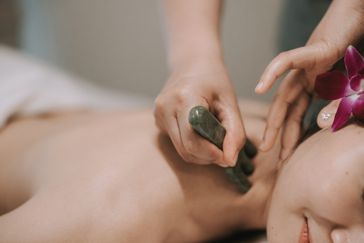 Guasha Massage Technique